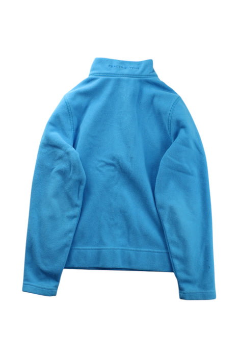 A Blue Zippered Sweatshirts from Obermeyer in size 6T for neutral. (Back View)