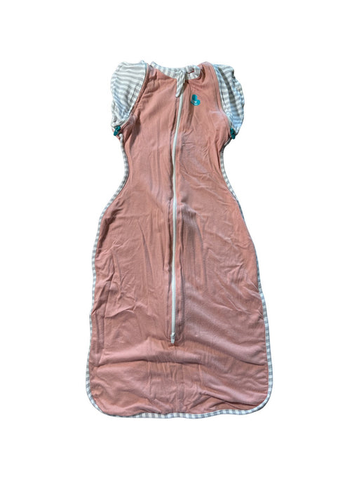 A Peach Sleepsacs from Love To Dream in size 6-12M for girl. (Front View)