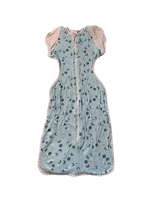 A Blue Sleepsacs from Love To Dream in size 6-12M for neutral. (Front View)