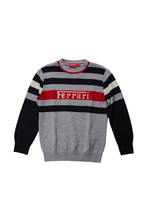 A Multicolour Knit Sweaters from Ferrari in size 6T for boy. (Front View)