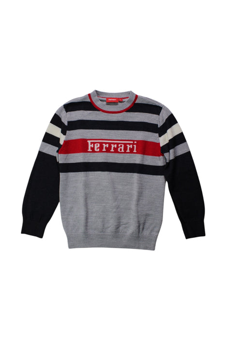 A Multicolour Knit Sweaters from Ferrari in size 6T for boy. (Front View)