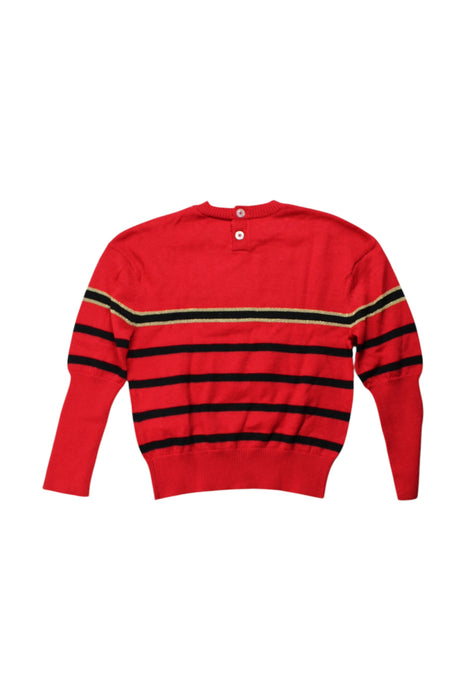 A Red Knit Sweaters from Ferrari in size 6T for boy. (Back View)