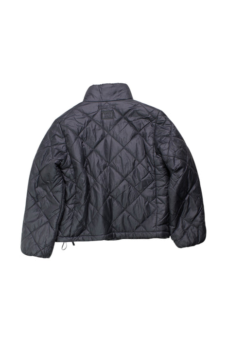 A Black Puffer/Quilted Jackets from Aigle in size 8Y for boy. (Back View)