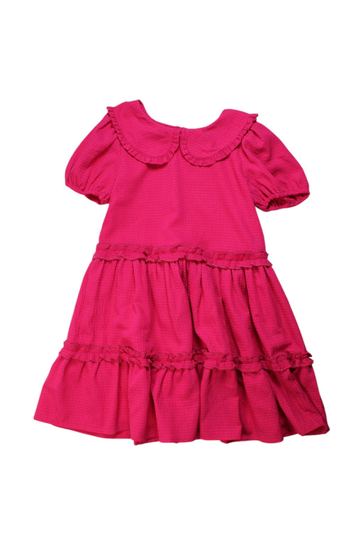 A Pink Short Sleeve Dresses from Monsoon in size 9Y for girl. (Front View)