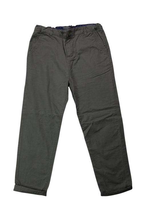 A Green Casual Pants from Gingersnaps in size 8Y for boy. (Front View)