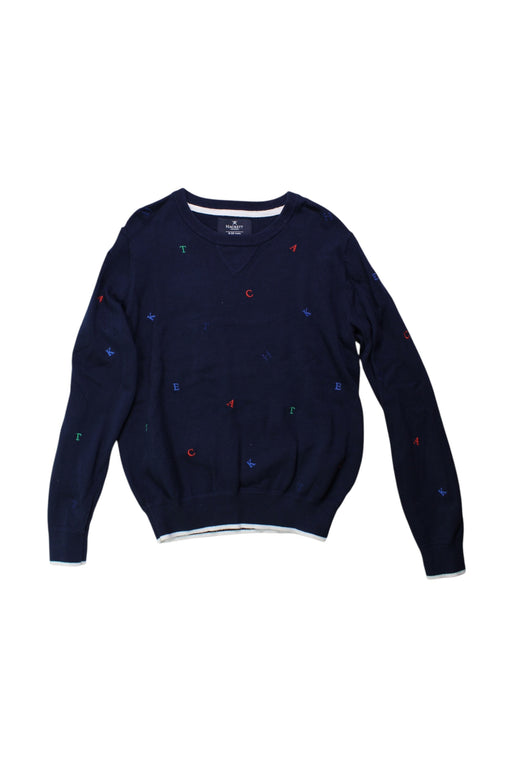 A Navy Knit Sweaters from Hackett in size 8Y for boy. (Front View)