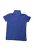 A Blue Short Sleeve Polos from Crewcuts in size 7Y for boy. (Back View)