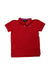 A Red Short Sleeve Polos from Shanghai Tang in size 6T for boy. (Front View)