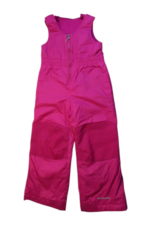 A Pink Snowsuits from Columbia in size 4T for girl. (Front View)