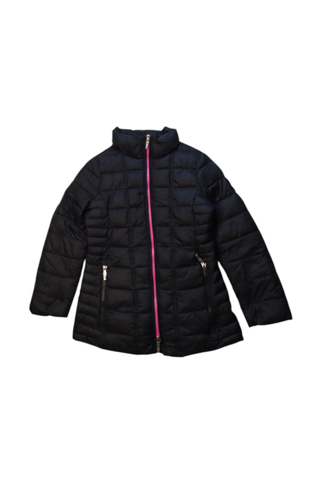 A Black Puffer/Quilted Coats & Outerwear from Armani in size 6T for girl. (Front View)