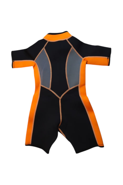 A Orange Wetsuits from Aquasport in size 2T for neutral. (Back View)