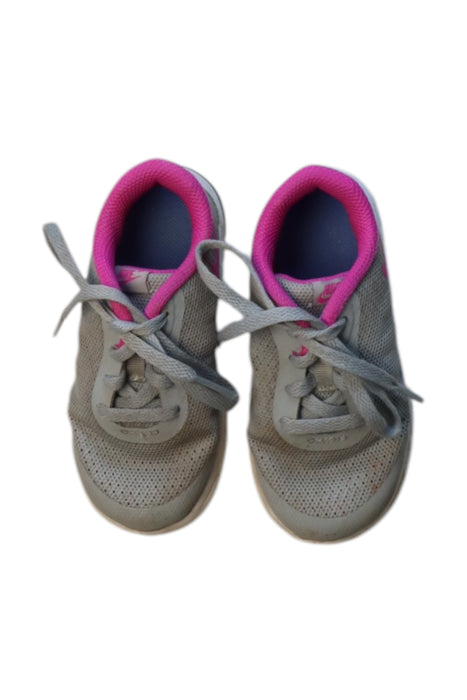A Grey Sneakers from Nike in size 18-24M for girl. (Back View)