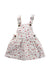 A White Overall Dresses from Anko in size 4T for girl. (Front View)