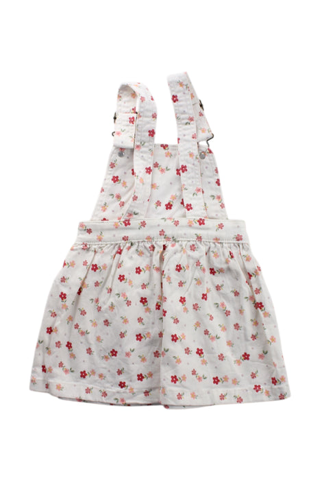 A White Overall Dresses from Anko in size 4T for girl. (Back View)