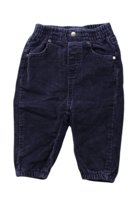 A Navy Casual Pants from Seed in size 3-6M for neutral. (Front View)