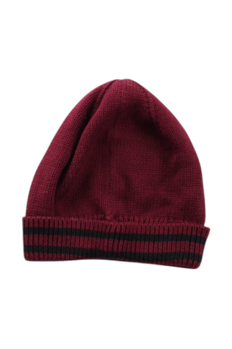 A Burgundy Beanies from Tea in size 3-6M for neutral. (Back View)