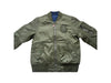 A Green Lightweight Jackets from fingercroxx in size 12Y for boy. (Front View)