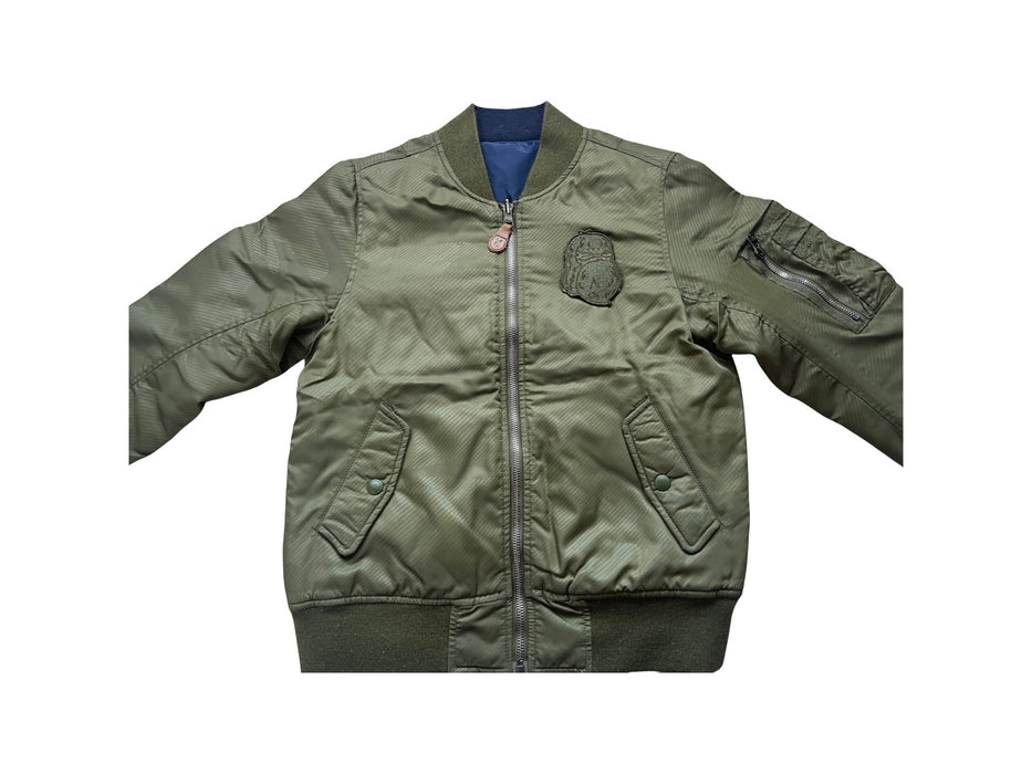 A Green Lightweight Jackets from fingercroxx in size 12Y for boy. (Front View)
