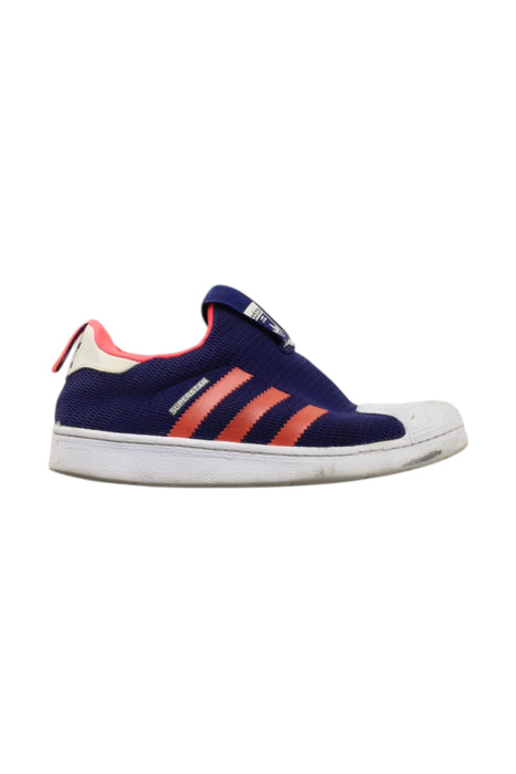 A Navy Sneakers from Adidas in size 10Y for neutral. (Front View)
