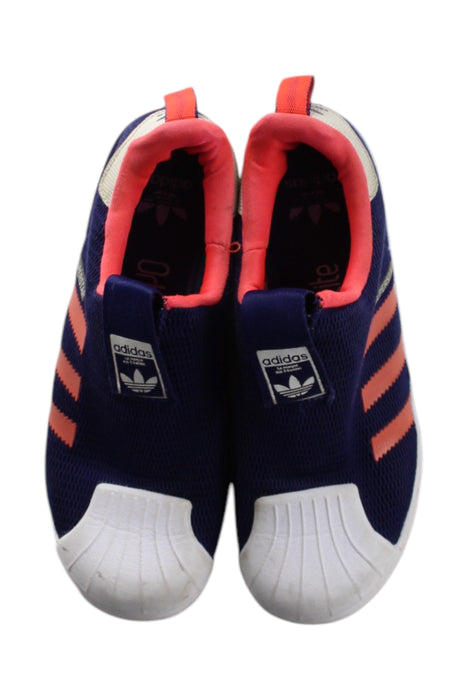 A Navy Sneakers from Adidas in size 10Y for neutral. (Back View)