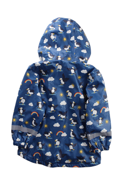 A Multicolour Rain Jackets from Frugi in size 2T for neutral. (Back View)