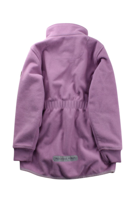 A Purple Puffer/Quilted Coats & Outerwear from Polarn O. Pyret in size 5T for neutral. (Back View)