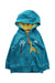 A Teal Hooded Sweatshirts from Frugi in size 18-24M for neutral. (Front View)