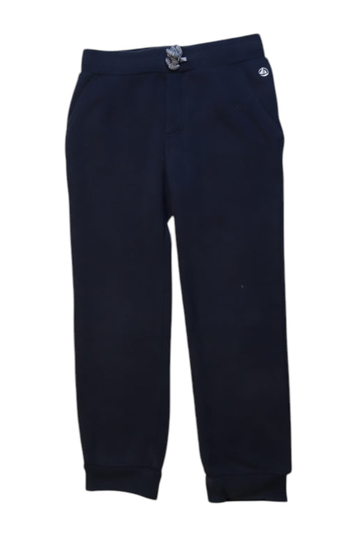 A Navy Sweatpants from Petit Bateau in size 6T for boy. (Front View)