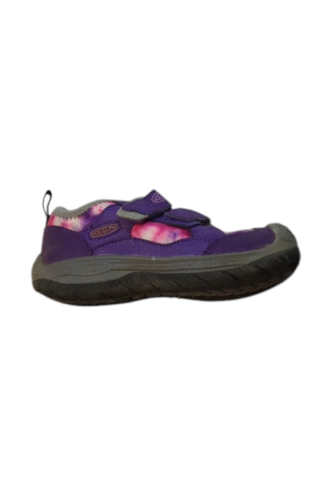 A Purple Casual Boots from Keen in size 3T for girl. (Front View)