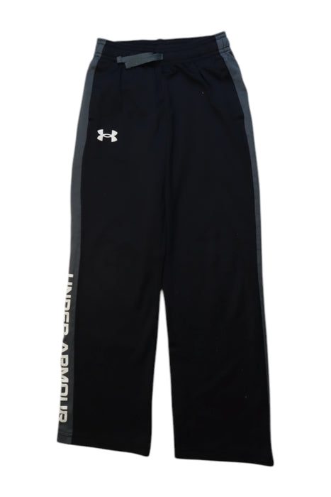 A Black Active Pants from Under Armour in size 6T for boy. (Front View)