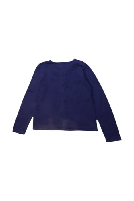 A Navy Cardigans from Tartine et Chocolat in size 4T for girl. (Back View)