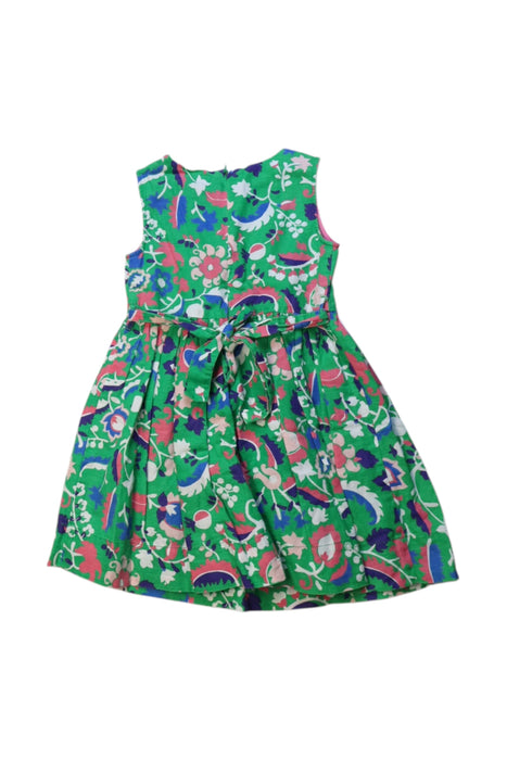 A Multicolour Sleeveless Dresses from Boden in size 3T for girl. (Back View)