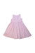 A Pink Sleeveless Dresses from Angelina in size 4T for girl. (Front View)