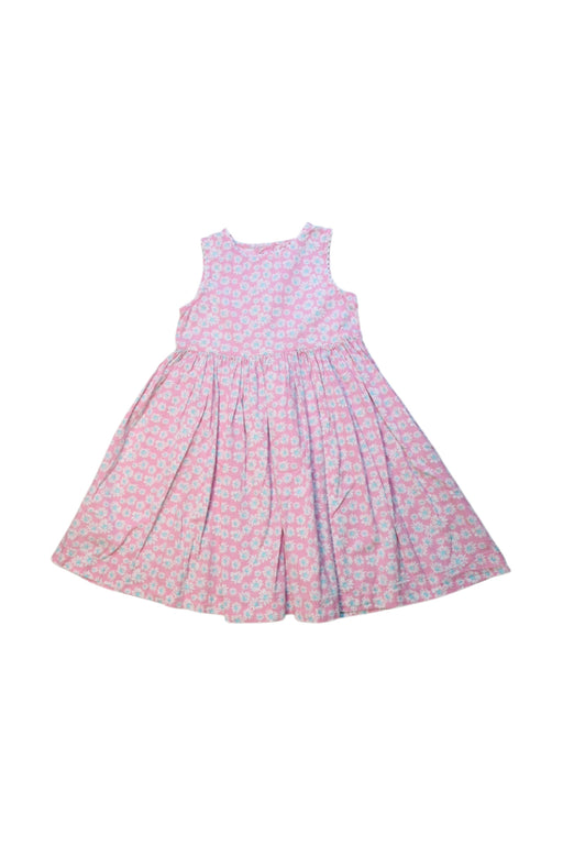 A Pink Sleeveless Dresses from Angelina in size 4T for girl. (Front View)