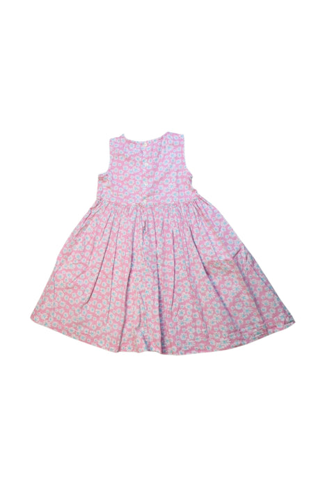 A Pink Sleeveless Dresses from Angelina in size 4T for girl. (Back View)