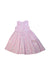 A Pink Sleeveless Dresses from Angelina in size 4T for girl. (Back View)