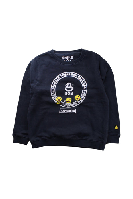 A Black Crewneck Sweatshirts from Sugarman in size 7Y for neutral. (Front View)