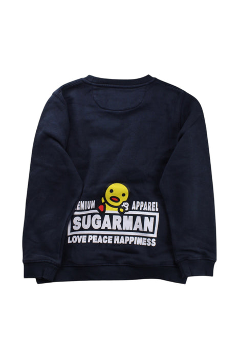 A Black Crewneck Sweatshirts from Sugarman in size 7Y for neutral. (Back View)