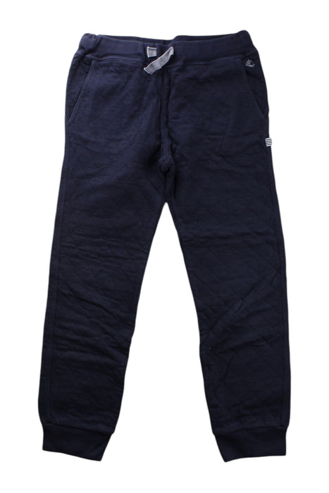 A Navy Sweatpants from Petit Bateau in size 8Y for neutral. (Front View)