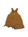 A Brown Overall Shorts from Carhartt in size 6-12M for neutral. (Front View)