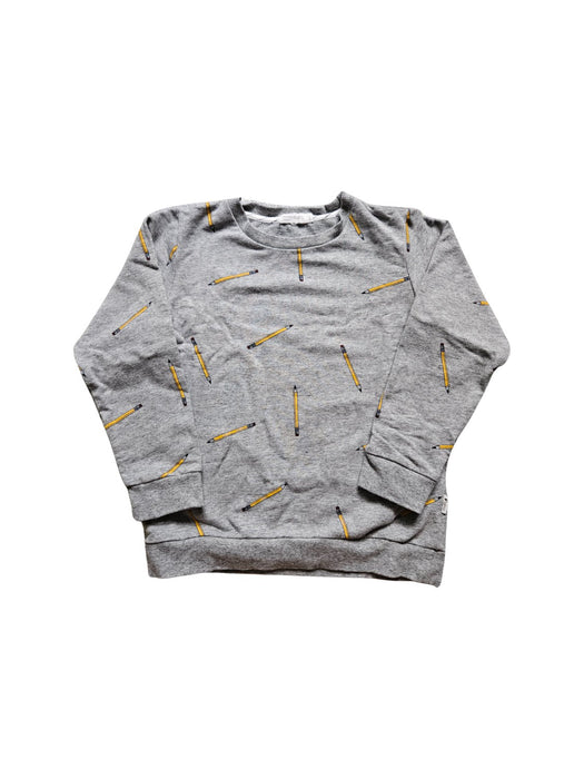 A Grey Crewneck Sweatshirts from miles baby in size 7Y for boy. (Front View)