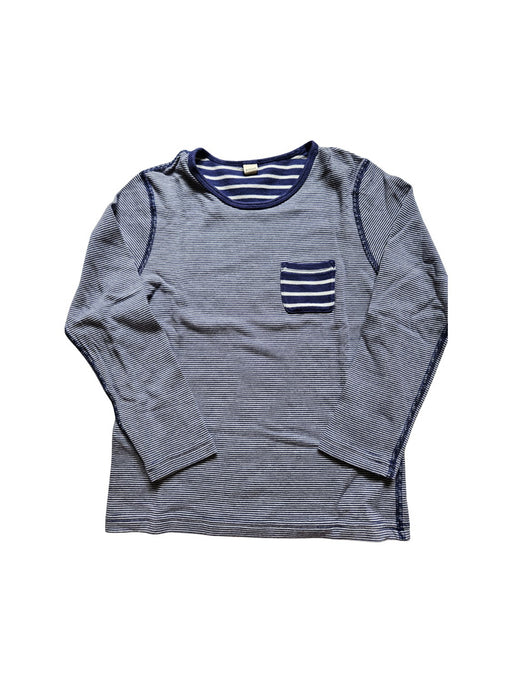A Blue Long Sleeve Shirts from Aigle in size 8Y for boy. (Front View)