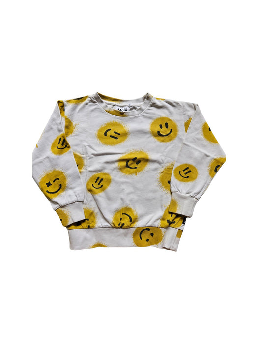 A Yellow Crewneck Sweatshirts from Molo in size 6T for neutral. (Front View)