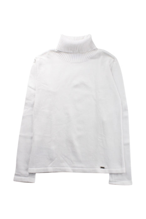 A White Long Sleeve Tops from Mayoral in size 6T for neutral. (Front View)