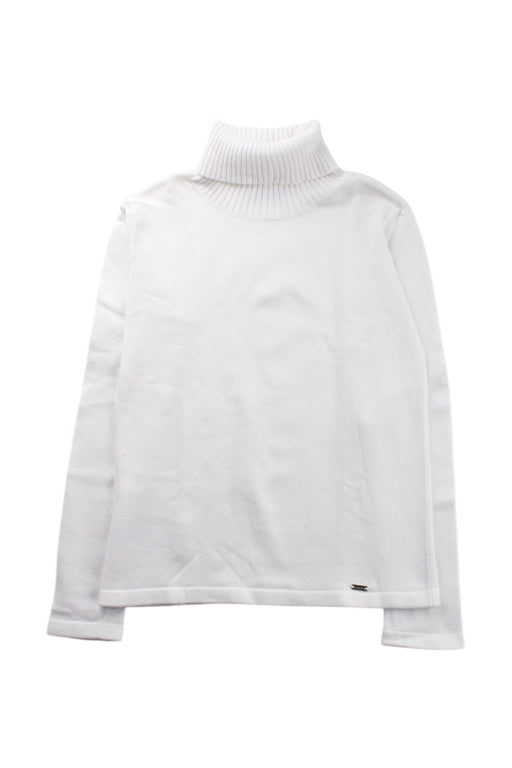 A White Long Sleeve Tops from Mayoral in size 6T for neutral. (Front View)