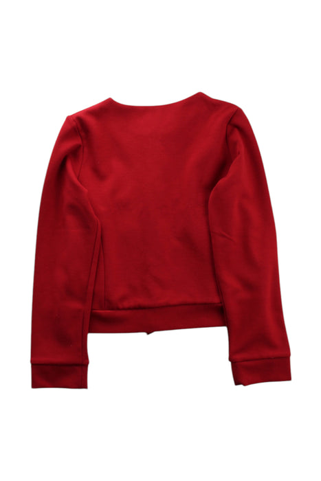 A Red Blazers from Mayoral in size 6T for girl. (Back View)