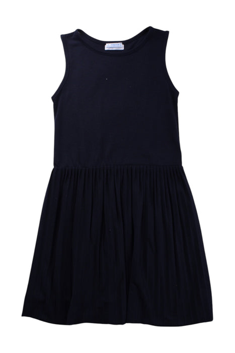 A Black Sleeveless Dresses from Mayoral in size 7Y for girl. (Front View)