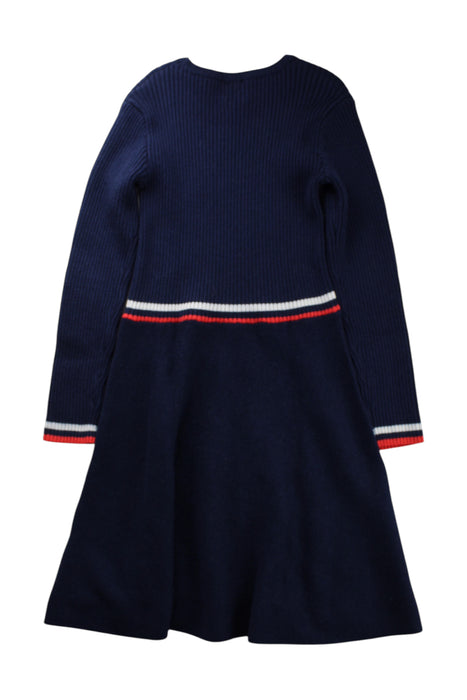 A Navy Sweater Dresses from Carrément Beau in size 8Y for girl. (Back View)