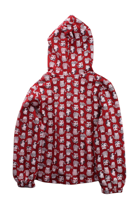 A Red Zippered Sweatshirts from Mayoral in size 8Y for neutral. (Back View)