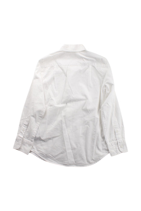 A White Long Sleeve Shirts from Crewcuts in size 6T for boy. (Back View)
